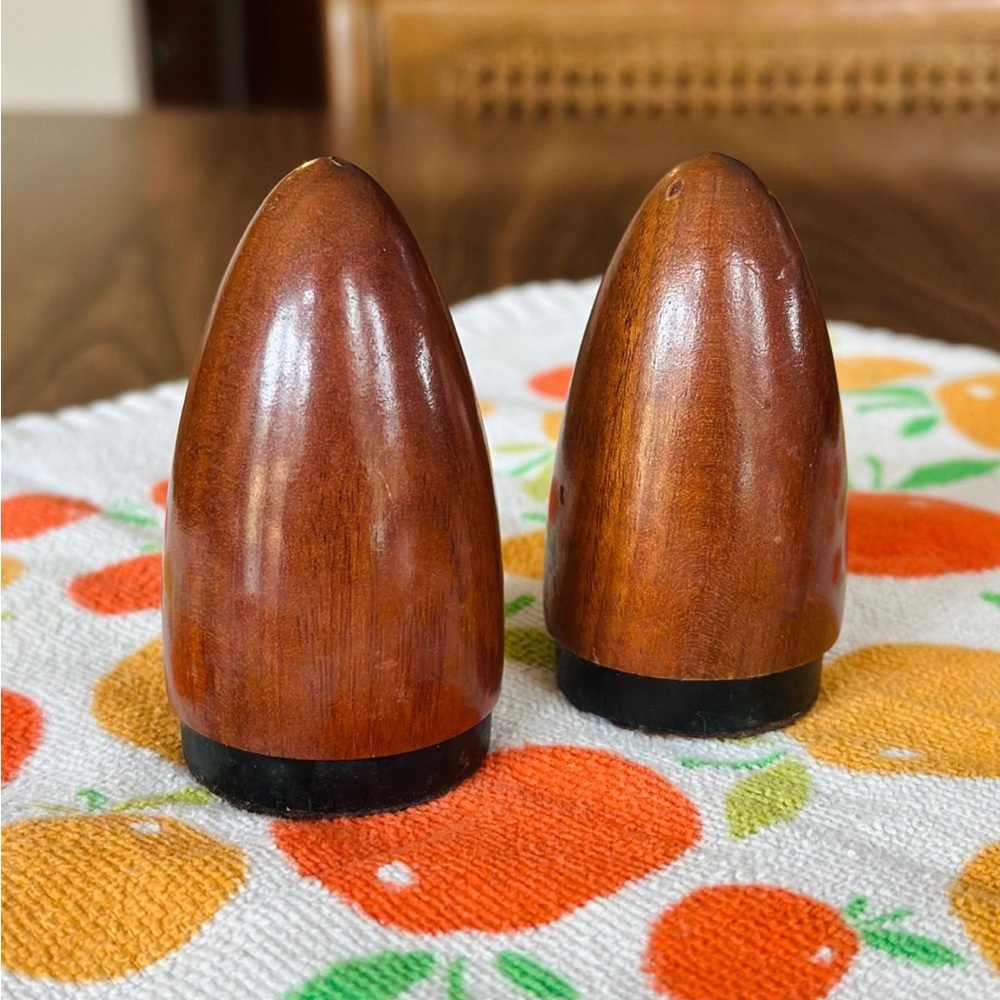 LAST CHANCE* Vintage Wooden Salt and Pepper Shakers